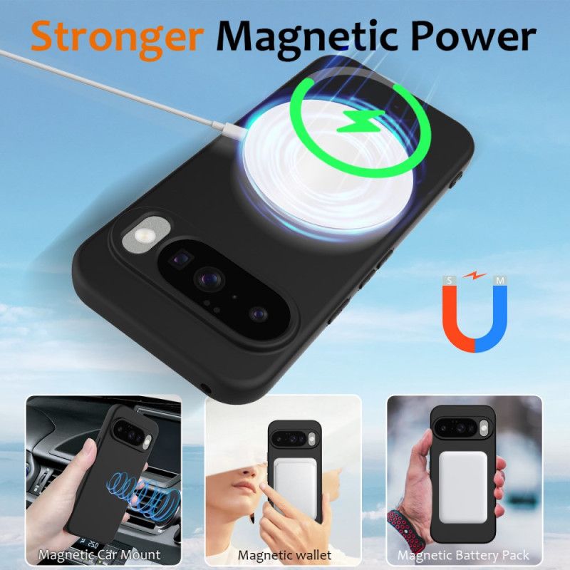 Hoesje Google Pixel 10 / 10 Pro Magsafe-compatibel Siliconenkoord