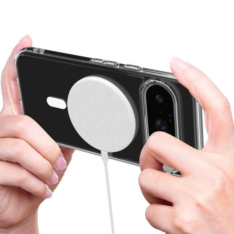 Hoesje Google Pixel 10 / 10 Pro Magsafe-compatibel Transparant Bescherming Hoesje