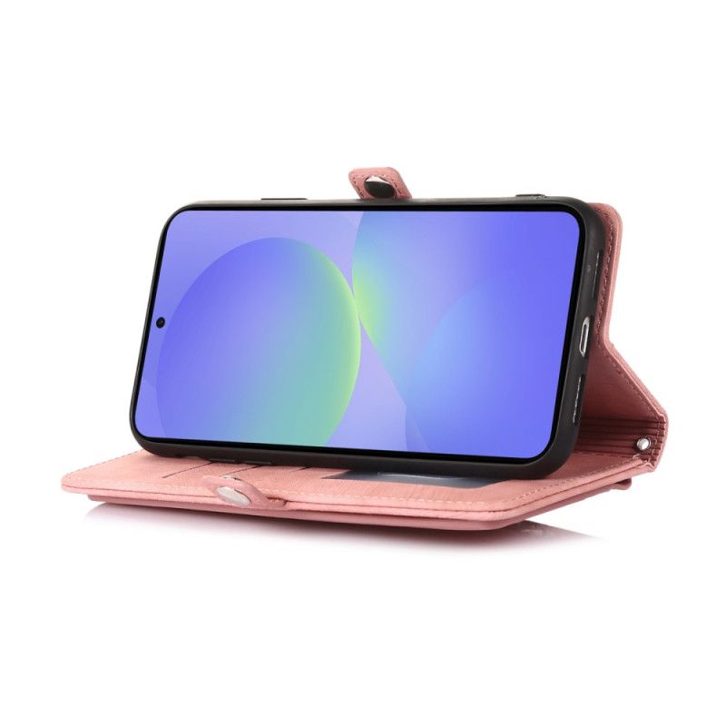 Leren Hoesje Google Pixel 10 / 10 Pro / 9 / Pro Effect Portemonnee Suède Bescherming Hoesje