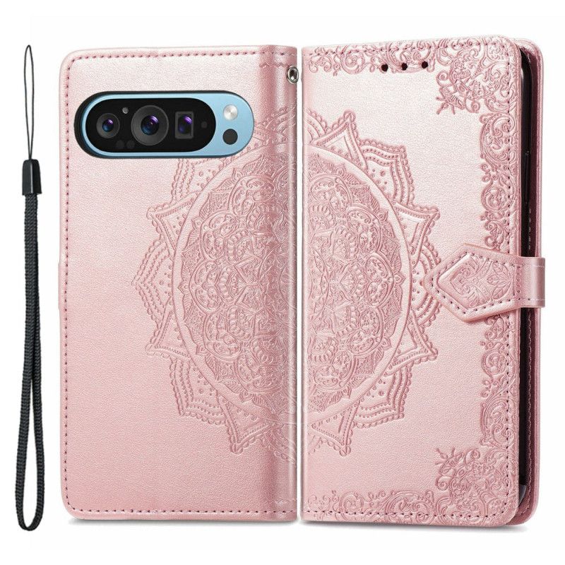 Leren Hoesje Google Pixel 10 / 10 Pro Barokke Mandala-band Bescherming Hoesje