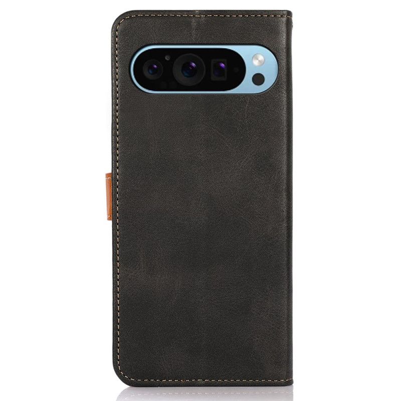 Leren Hoesje Google Pixel 10 / 10 Pro Khazneh Gouden Sluiting Bescherming Hoesje