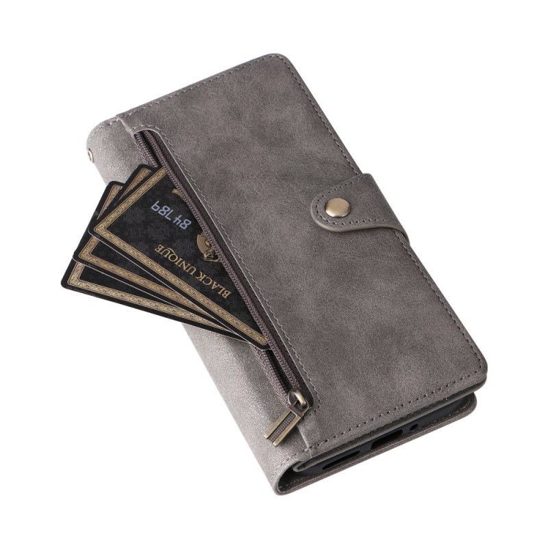 Leren Hoesje Google Pixel 10 / 10 Pro Portemonnee Met Suède-effect Bescherming Hoesje