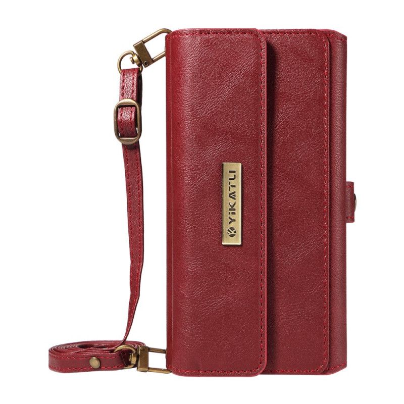 Leren Hoesje Voor Google Pixel 10 / 10 Pro Crossbody Portemonnee