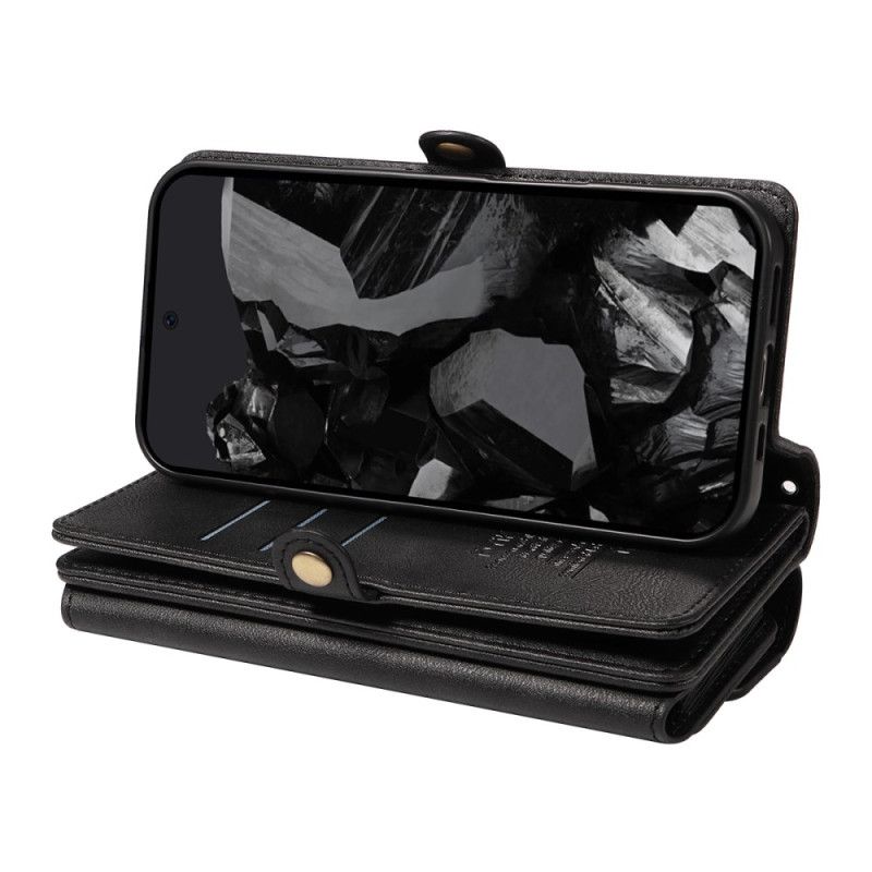 Leren Hoesje Voor Google Pixel 10 / 10 Pro Crossbody Portemonnee