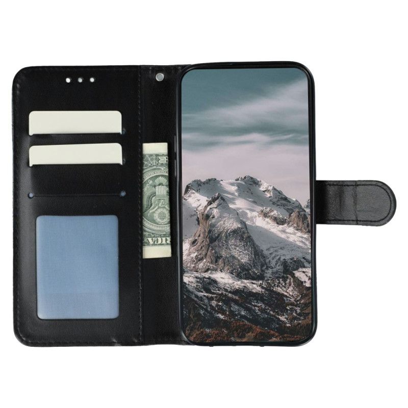 Leren Hoesje Voor Google Pixel 10 / 10 Pro Mandala Met Strass-steentjes