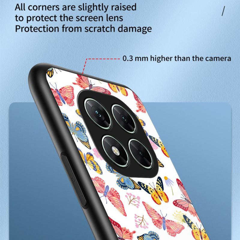 Case Hoesje Xiaomi Redmi Note 14 Pro 5g Telefoonhoesje Vlinderserie