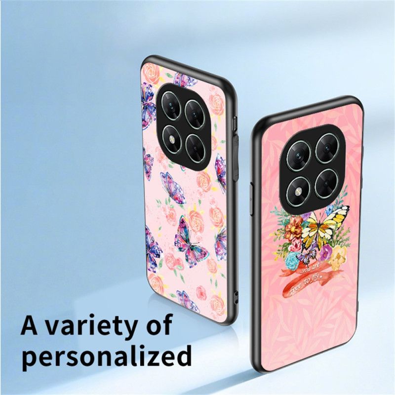 Case Hoesje Xiaomi Redmi Note 14 Pro 5g Telefoonhoesje Vlinderserie