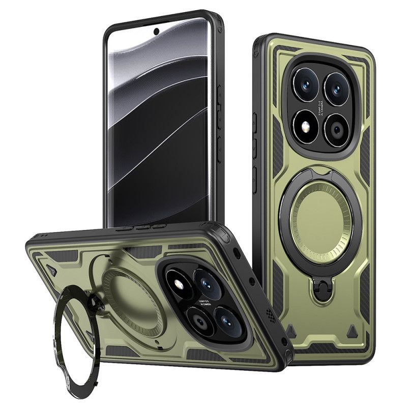 Cover Hoesje Xiaomi Redmi Note 14 Pro 5g Telefoonhoesje Draaibare Standaard En Magsafe-compatibiliteit