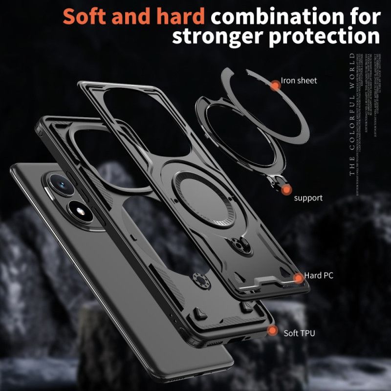 Cover Hoesje Xiaomi Redmi Note 14 Pro 5g Telefoonhoesje Draaibare Standaard En Magsafe-compatibiliteit