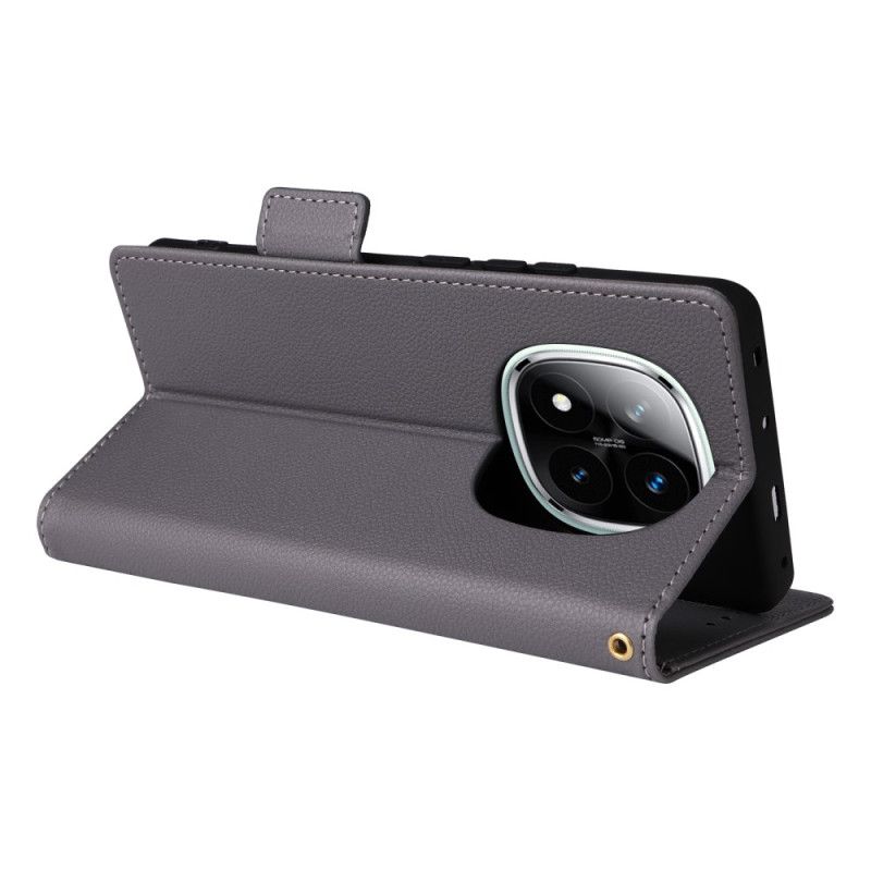 Flip Case Leren Xiaomi Redmi Note 14 Pro 5g Gestructureerd Bandoppervlak