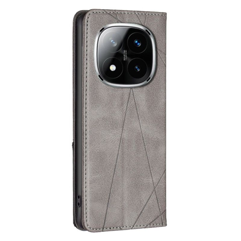 Folio-hoesje Xiaomi Redmi Note 14 Pro 5g Geometrisch Bescherming Hoesje