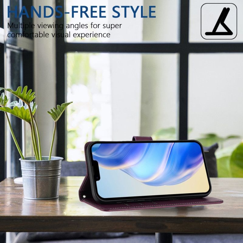 Folio-hoesje Xiaomi Redmi Note 14 Pro 5g Honingraat