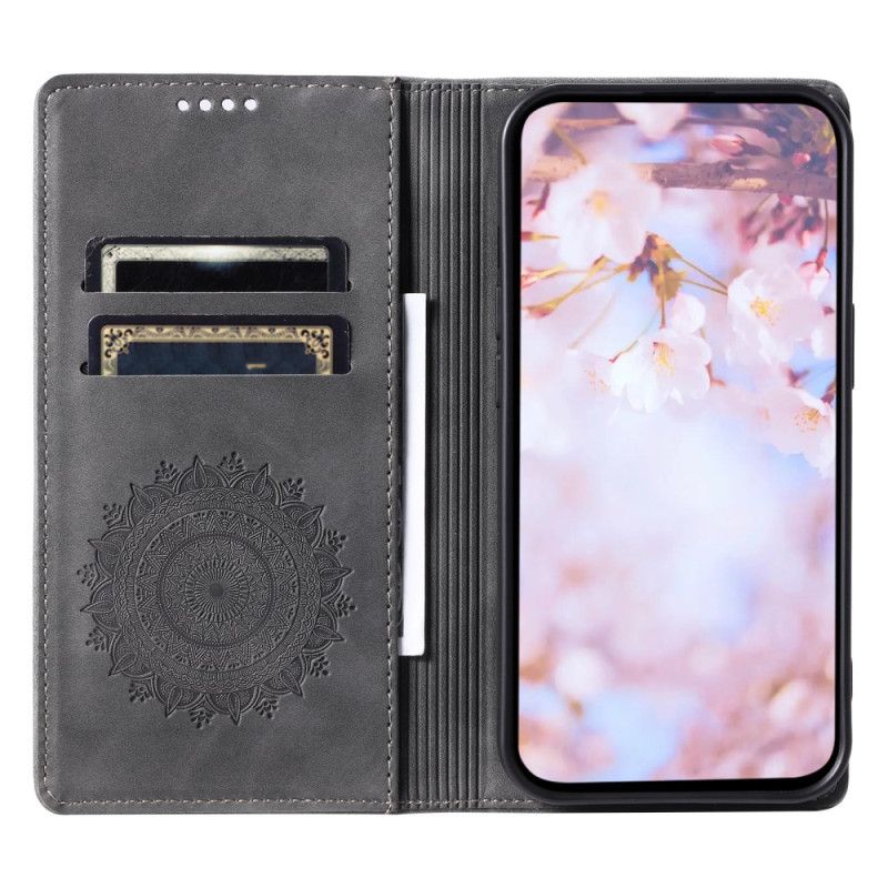 Folio-hoesje Xiaomi Redmi Note 14 Pro 5g Mandala Suède-effect