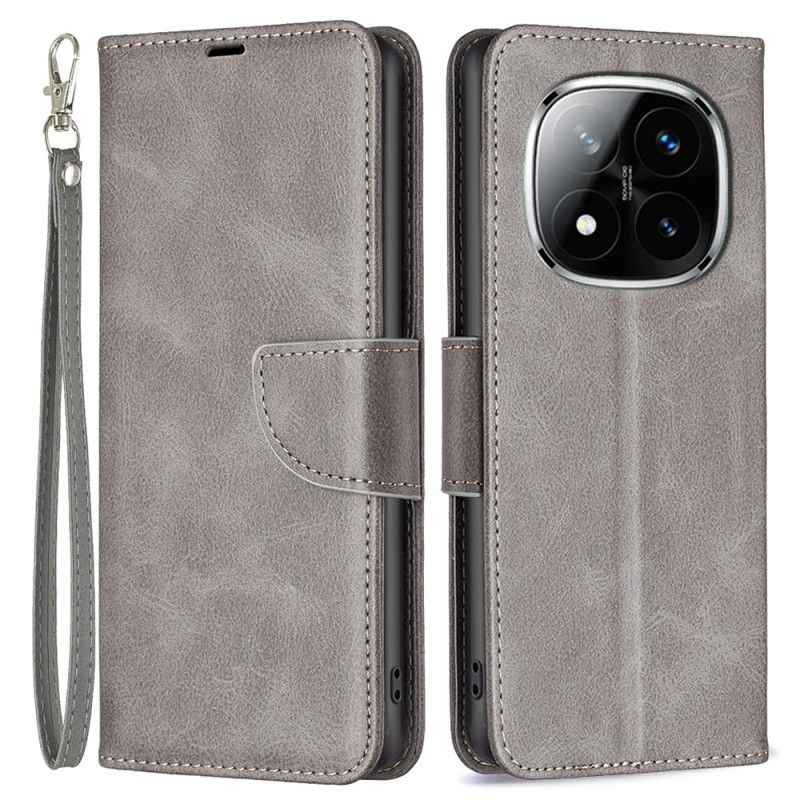 Folio-hoesje Xiaomi Redmi Note 14 Pro 5g Schuine Bandsluiting