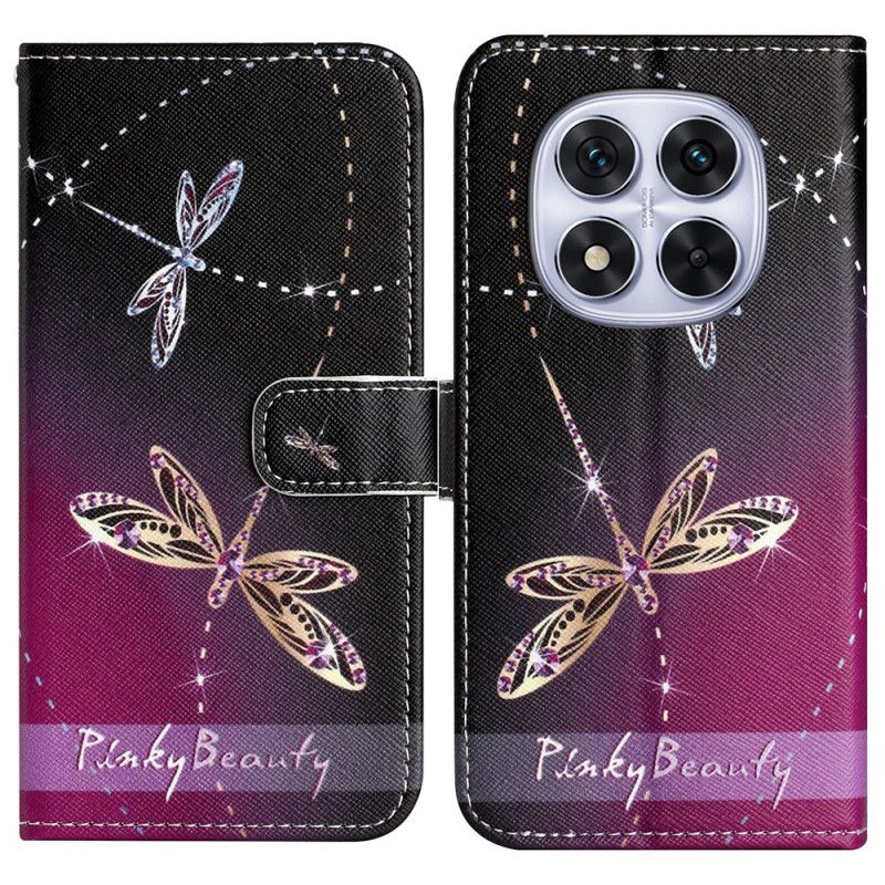 Folio-hoesje Xiaomi Redmi Note 14 Pro 5g Telefoonhoesje Libellen