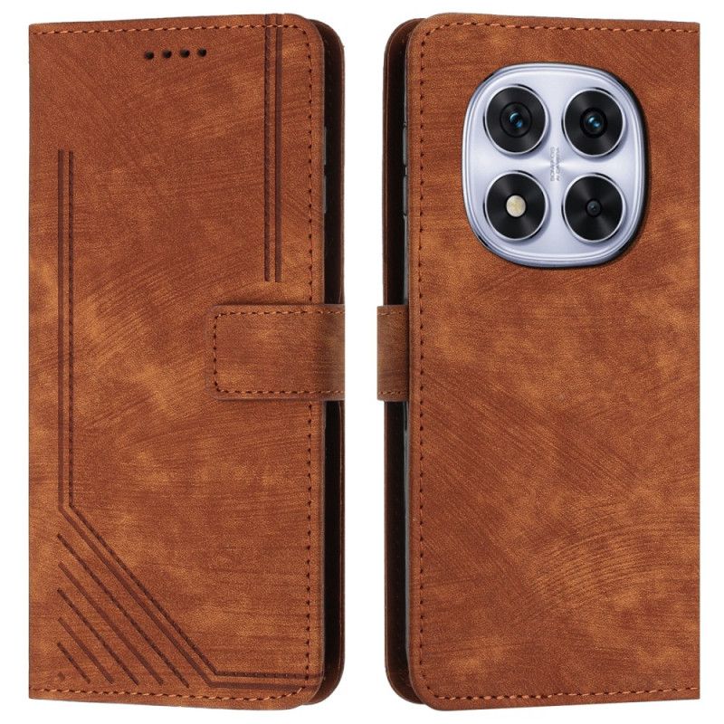 Folio-hoesje Xiaomi Redmi Note 14 Pro 5g Telefoonhoesje Lijndesign