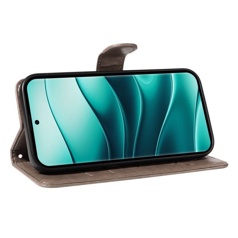 Folio-hoesje Xiaomi Redmi Note 14 Pro 5g Telefoonhoesje Plantaardig