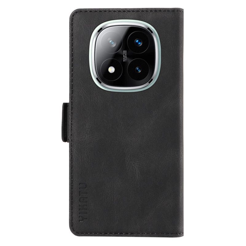 Folio-hoesje Xiaomi Redmi Note 14 Pro 5g Telefoonhoesje Ykatu Suède-effect