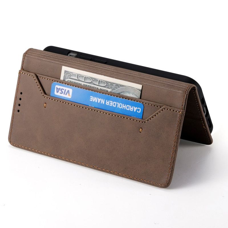 Folio-hoesje Xiaomi Redmi Note 14 Pro 5g Vintage Leer-effect Bescherming Hoesje