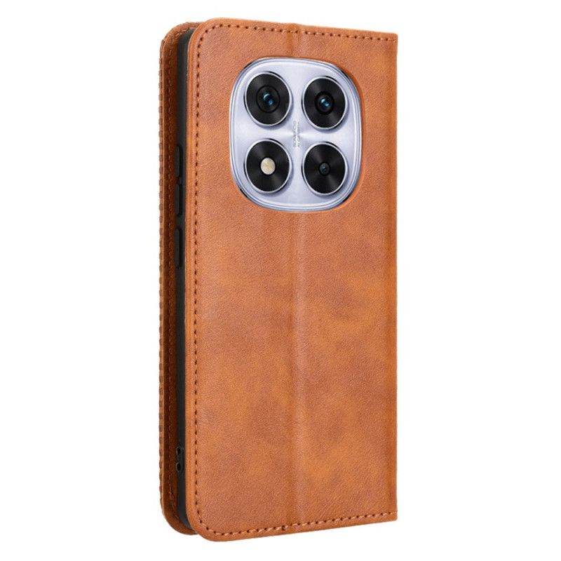 Folio-hoesje Xiaomi Redmi Note 14 Pro 5g Vintage Rand Bescherming Hoesje