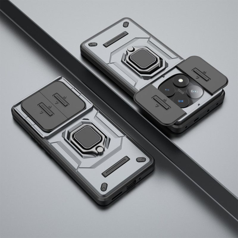 Hoesje Xiaomi Redmi Note 14 Pro 5g Duurzame Ringhouder En Lensbeschermer