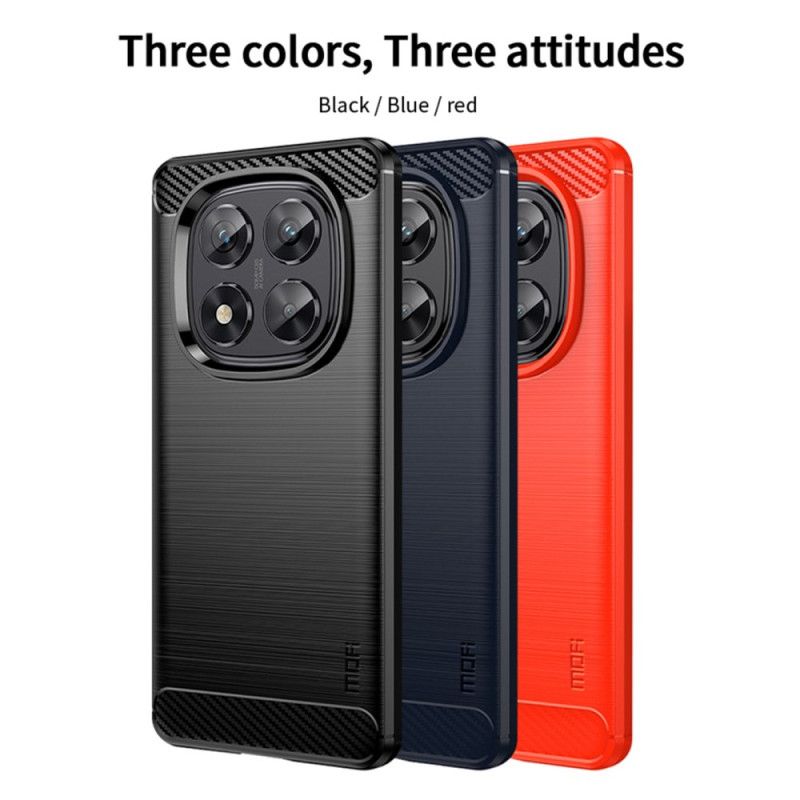 Hoesje Xiaomi Redmi Note 14 Pro 5g Geborsteld Koolstofvezel Bescherming Hoesje