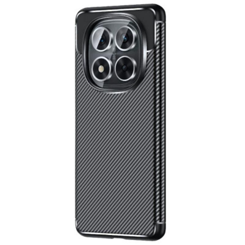 Hoesje Xiaomi Redmi Note 14 Pro 5g Klassieke Koolstofvezel