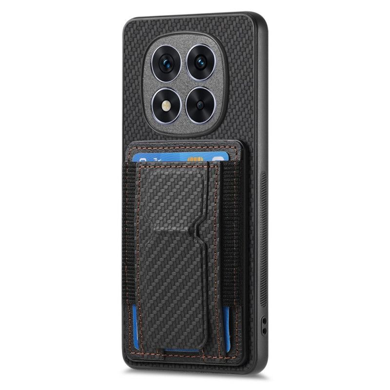 Hoesje Xiaomi Redmi Note 14 Pro 5g Koolstofvezel Standaard En Kaarthouder