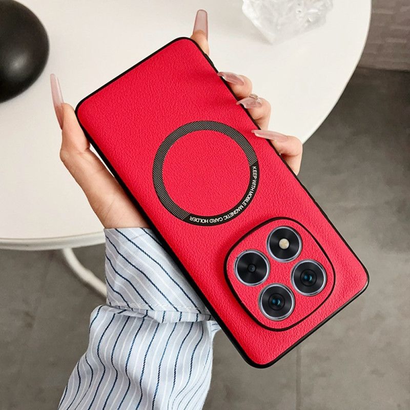 Hoesje Xiaomi Redmi Note 14 Pro 5g Magsafe-compatibel Leer-effect