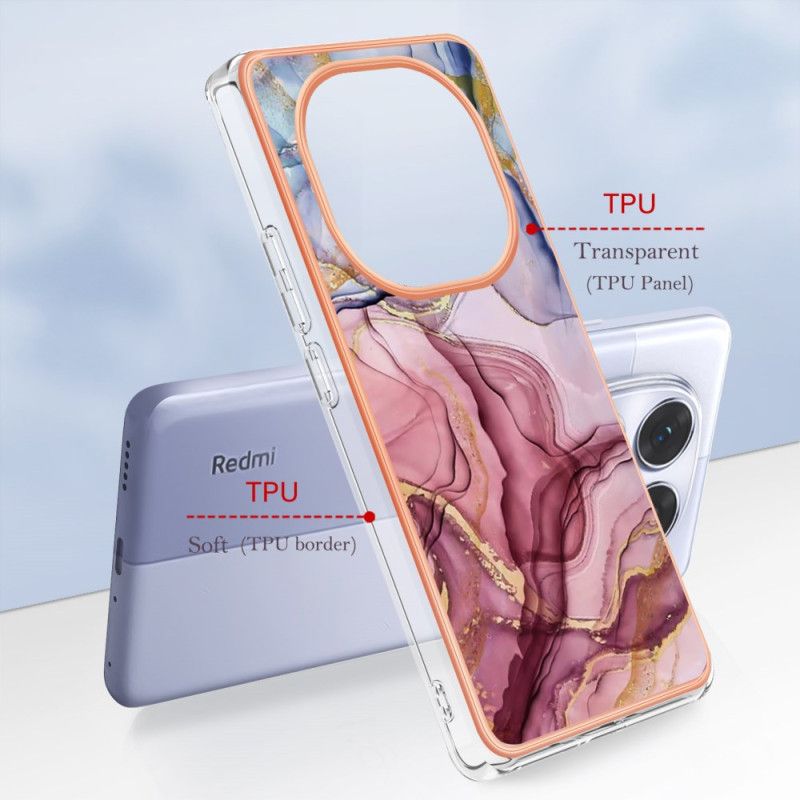 Hoesje Xiaomi Redmi Note 14 Pro 5g Marmerstijl