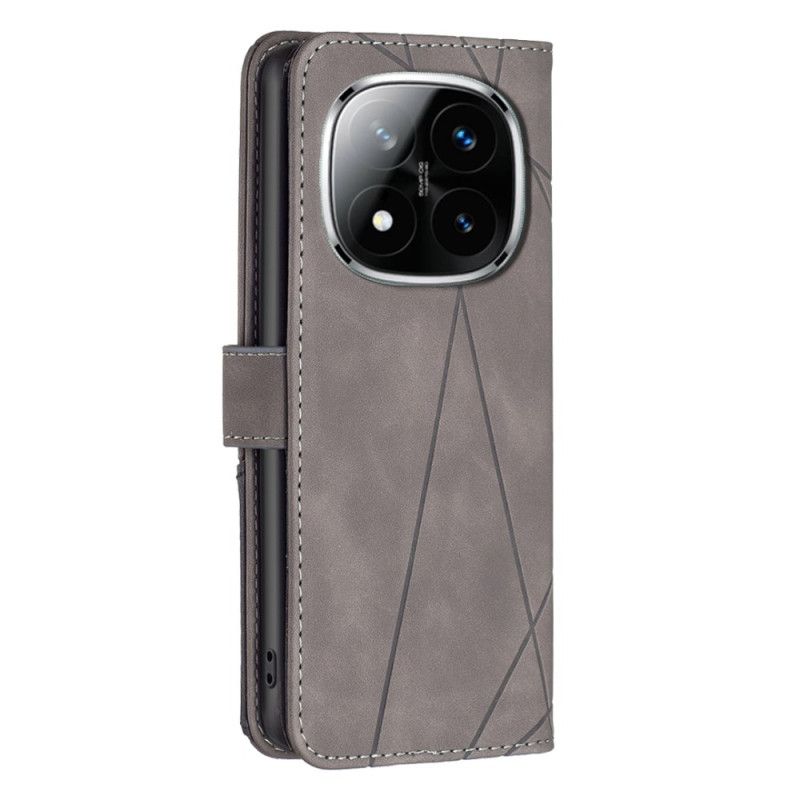 Leren Hoesje Voor Xiaomi Redmi Note 14 Pro 5g Binfen Color Geometrisch