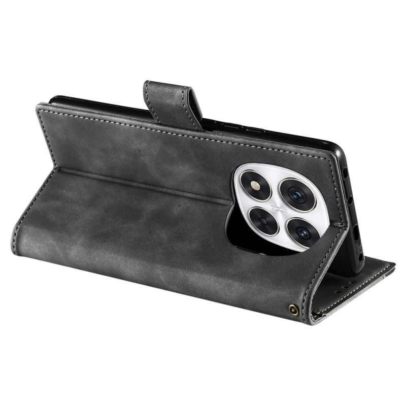 Leren Hoesje Voor Xiaomi Redmi Note 14 Pro 5g Vintage Tweekleurig