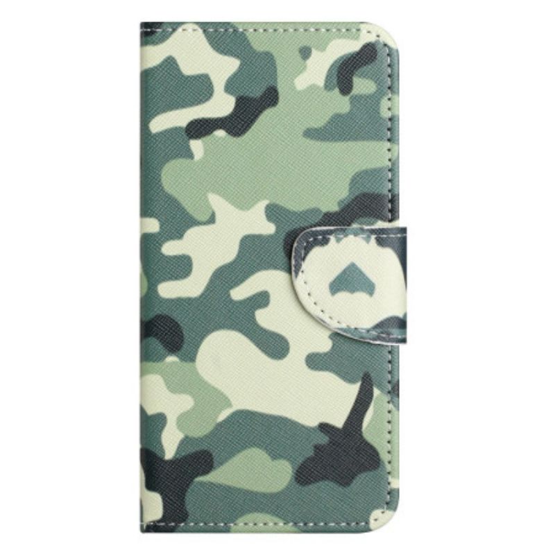 Leren Hoesje Xiaomi Redmi Note 14 Pro 5g Camouflage