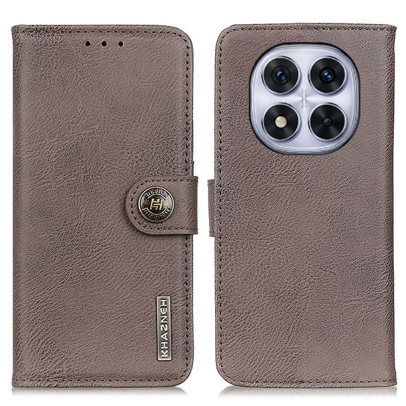 Leren Hoesje Xiaomi Redmi Note 14 Pro 5g Khazneh Bescherming Hoesje