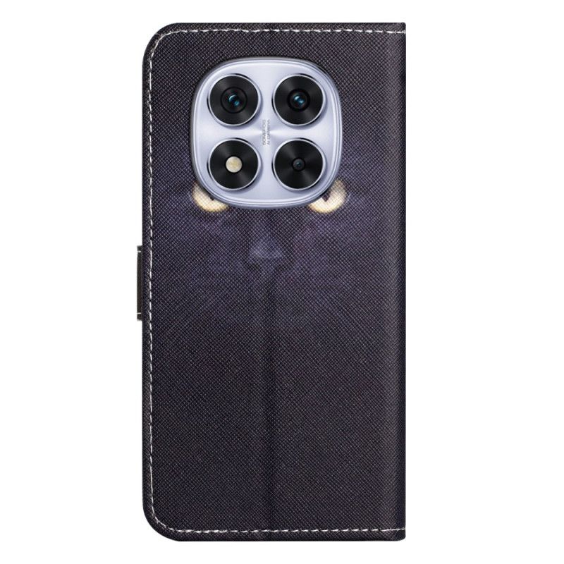 Leren Hoesje Xiaomi Redmi Note 14 Pro 5g Zwarte Kat