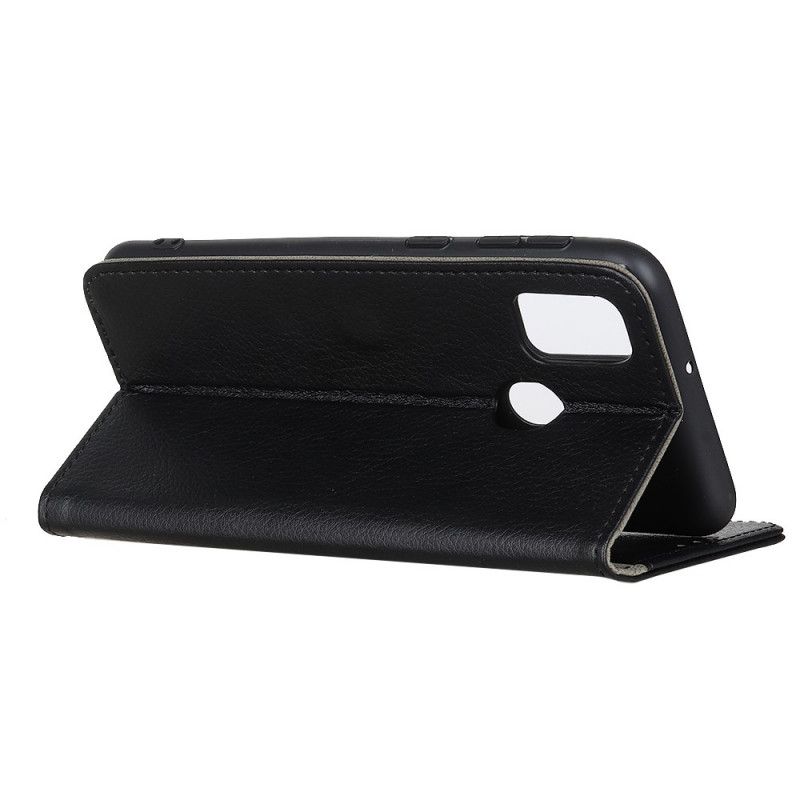 Bescherming Hoesje Alcatel 3l (2021) / 1s (2021) Premium Litchi Leer