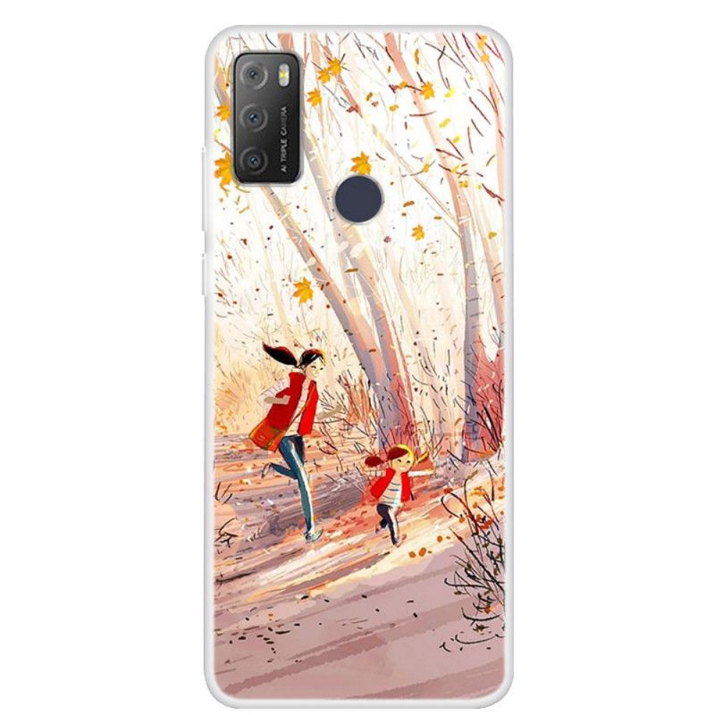 Case Hoesje Alcatel 3l (2021) / 1s (2021) Telefoonhoesje Herfstlandschap