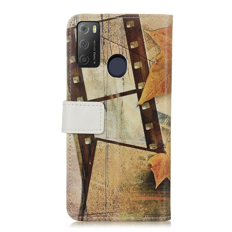 Folio-hoesje Alcatel 3l (2021) / 1s (2021) Eiffeltoren In De Herfst