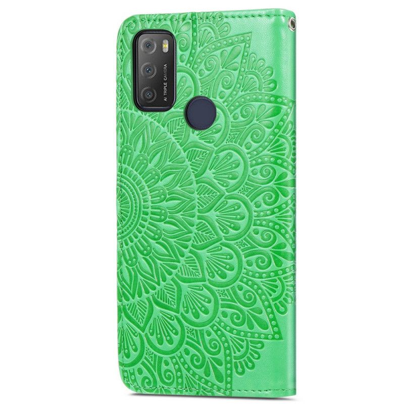 Folio-hoesje Alcatel 3l (2021) / 1s (2021) Stammenbladeren