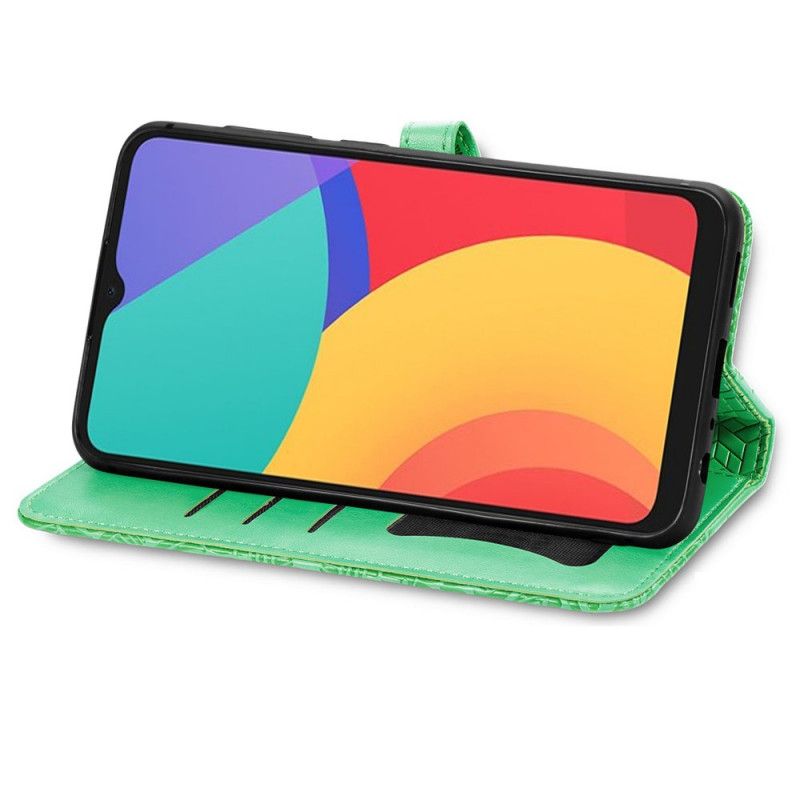 Folio-hoesje Alcatel 3l (2021) / 1s (2021) Stammenbladeren