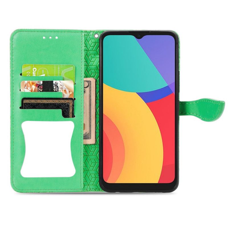 Folio-hoesje Alcatel 3l (2021) / 1s (2021) Stammenbladeren