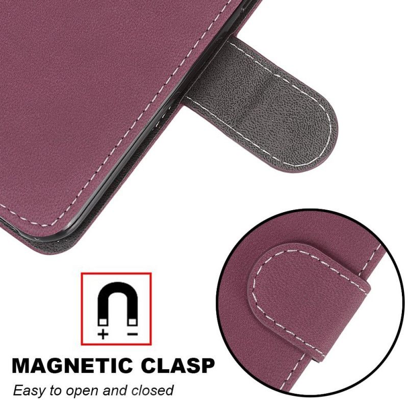 Leren Hoesje Voor Alcatel 3l (2021) / 1s (2021) Stijl Lederen Couture