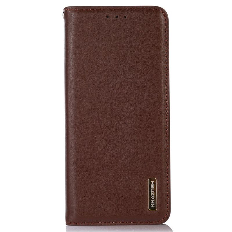 Folio-hoesje Motorola Edge 50 Echt Leer Khazneh
