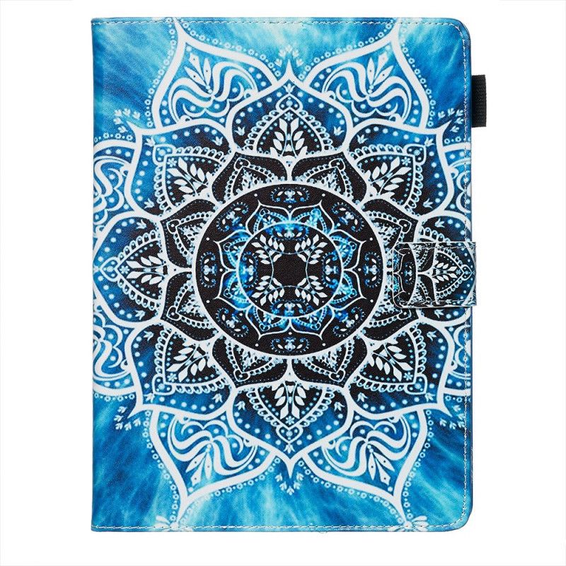 Cover Folio-hoesje Samsung Galaxy Tab S5e Telefoonhoesje Sneeuwvlok Mandala