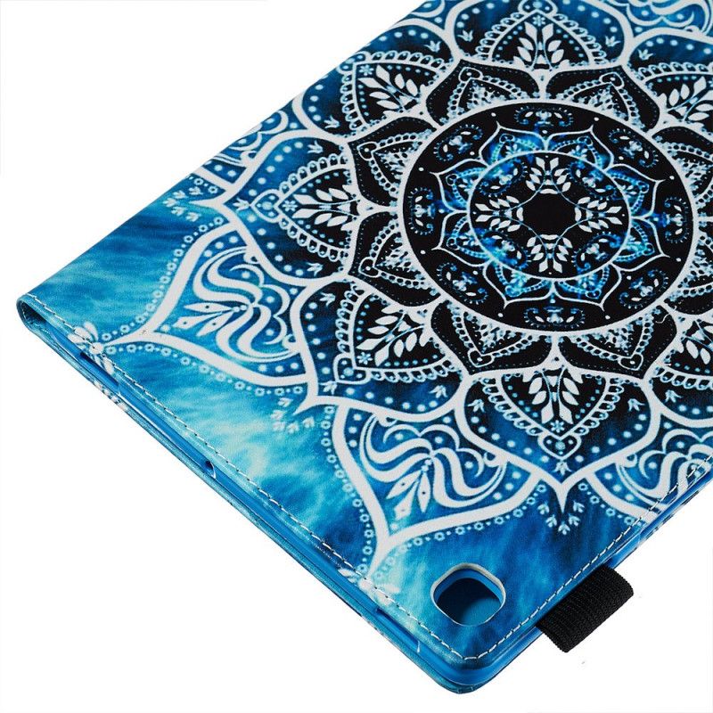 Cover Folio-hoesje Samsung Galaxy Tab S5e Telefoonhoesje Sneeuwvlok Mandala