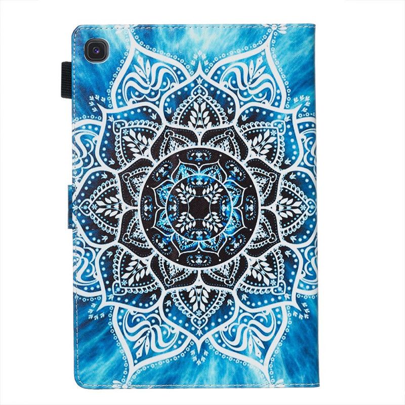 Cover Folio-hoesje Samsung Galaxy Tab S5e Telefoonhoesje Sneeuwvlok Mandala