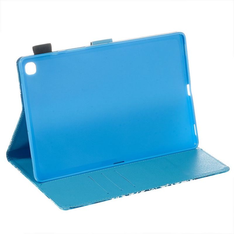 Cover Samsung Galaxy Tab S5e Telefoonhoesje Kat In Het Maanlicht