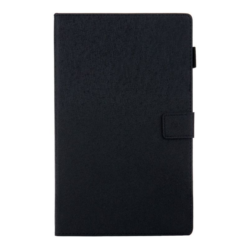 Flip Case Leren Samsung Galaxy Tab S5e Wit Zwart Gestructureerd Imitatieleer