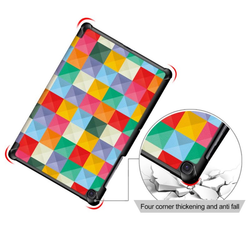 Kleurrijk Versterkt Samsung Galaxy Tab S5e Smartcase