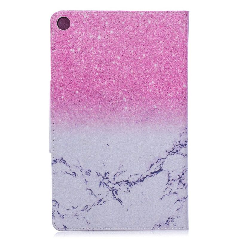 Leren Hoesje Samsung Galaxy Tab S5e Marmeren Dessin